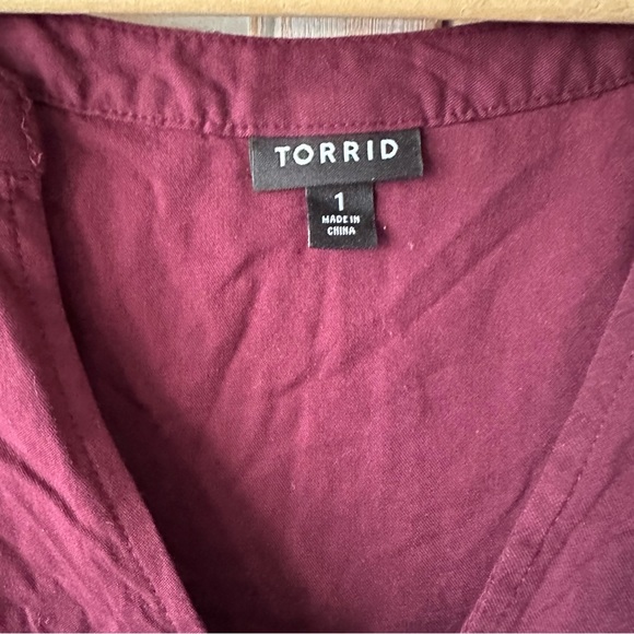 Torrid 3/4 georgette dress - Picture 2 of 5